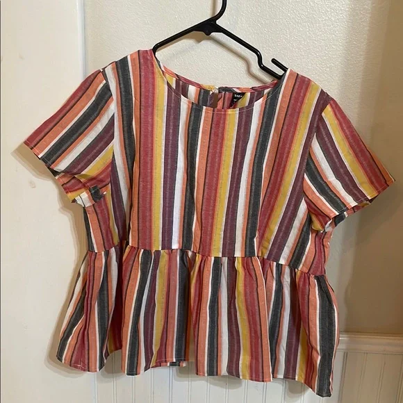 Striped Multicolor Top - Picture 2 of 3